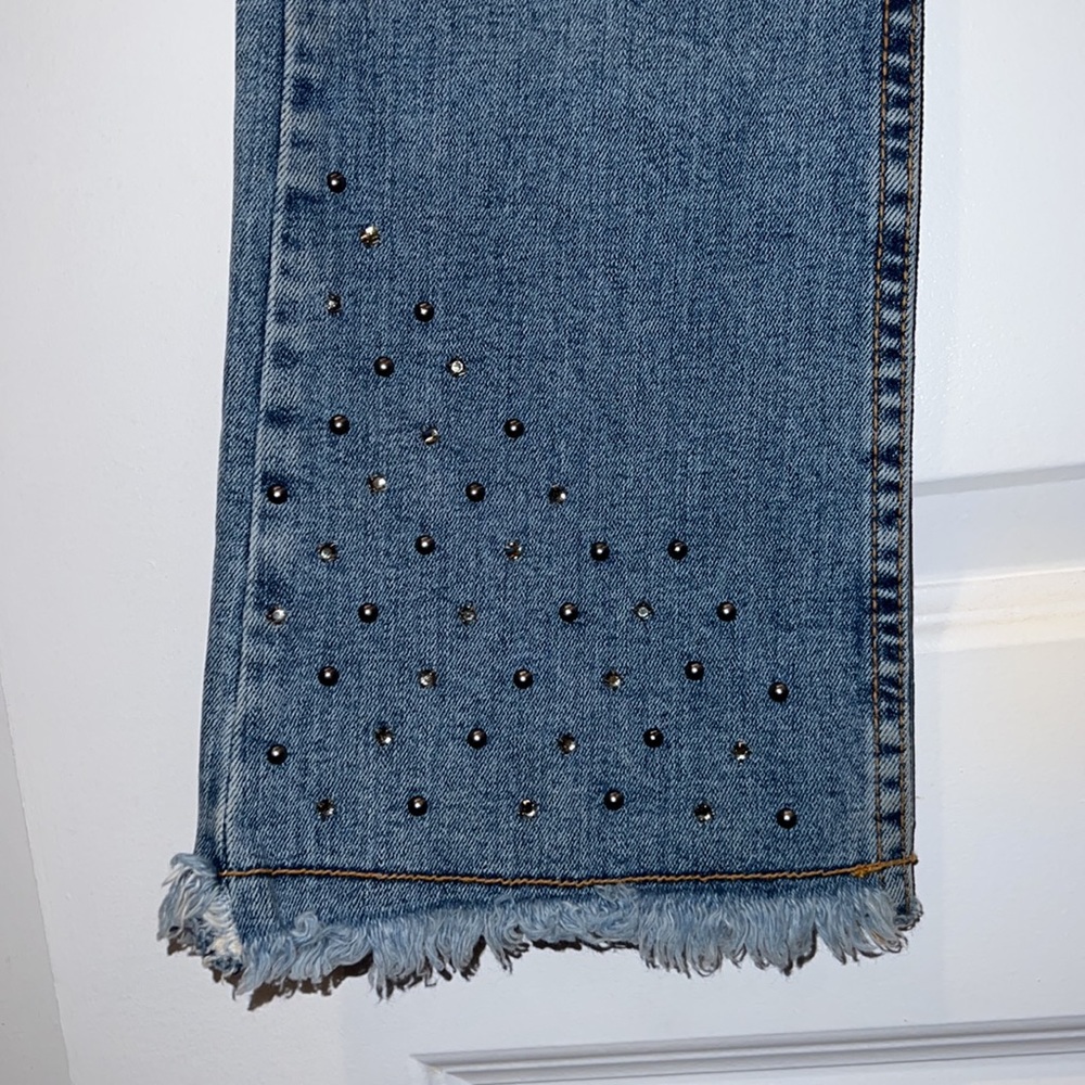 BEBE Rhinestone Jeans - Picture 7 of 13